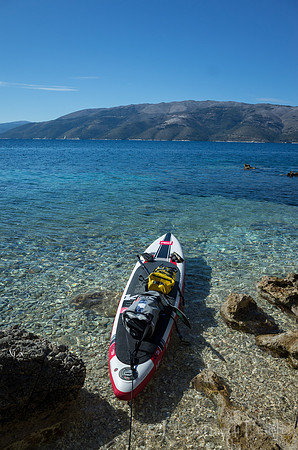 View from Ithaka to Kefalonia